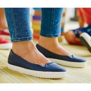 ✨Crocs Citilane Navy Blue Ballerina Round Toe Sz 11 Flats✨